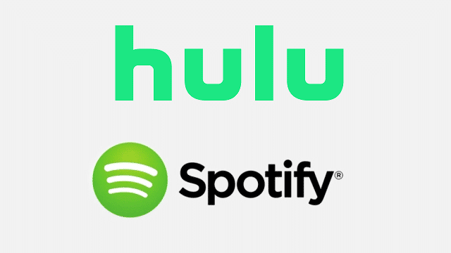 Logotipo conjunto de Hulu y Spotify