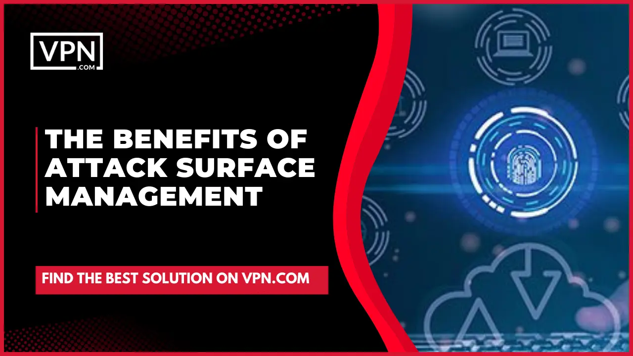 The Benefits of attack surface management with side internal icon shows a round attack surface management.