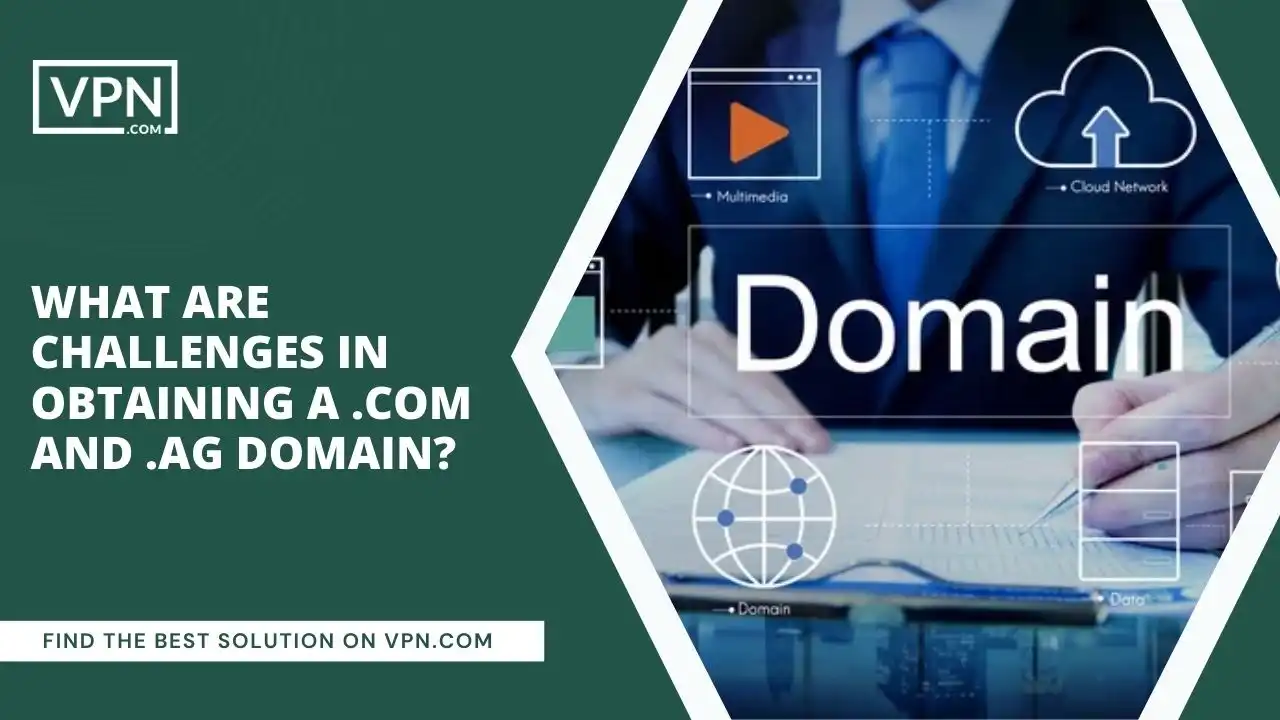 Challenges In Obtaining A .com And .ag Domain