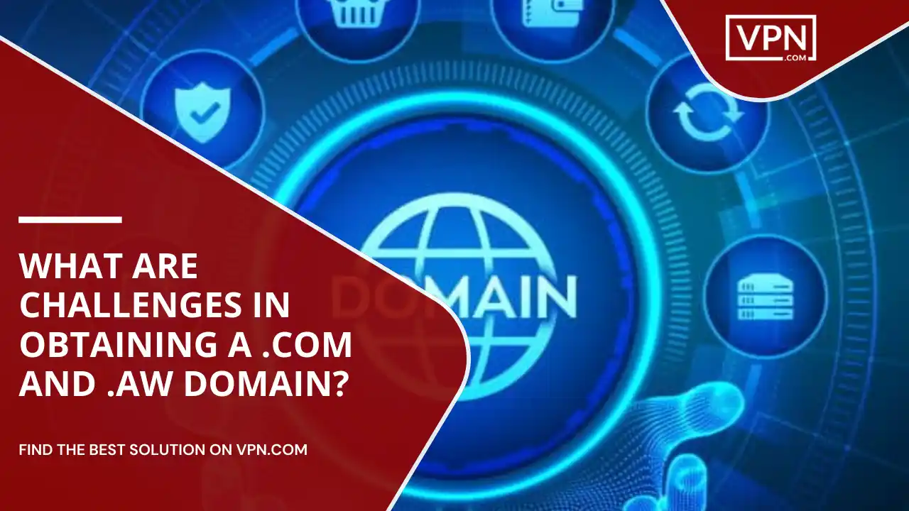 Challenges In Obtaining A .com And .aw Domains