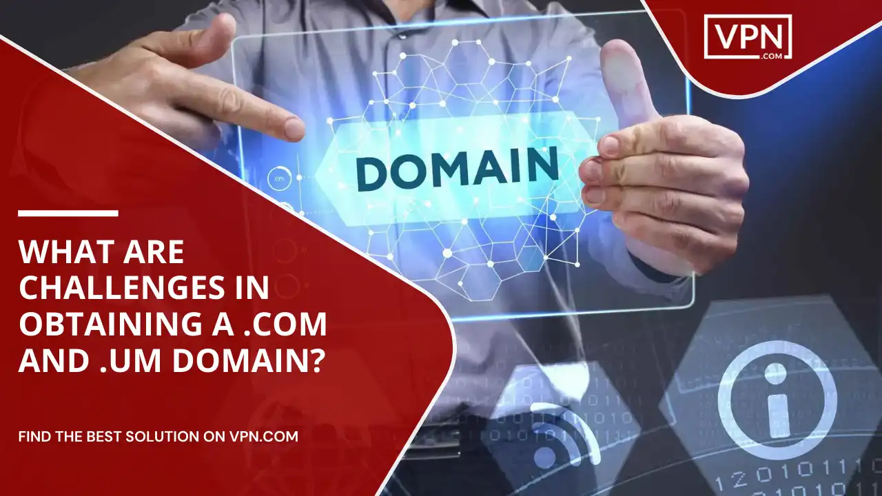 Challenges In Obtaining A .com And .um Domains