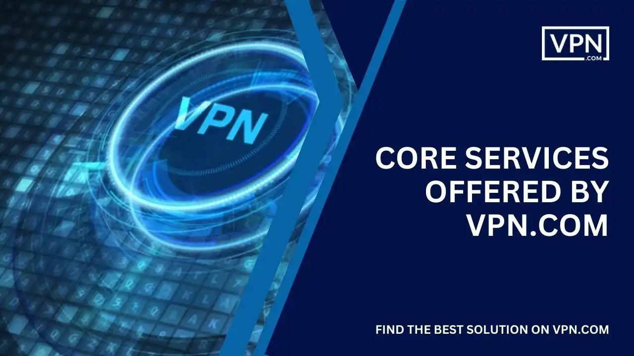 Core Services Offered by VPN.com