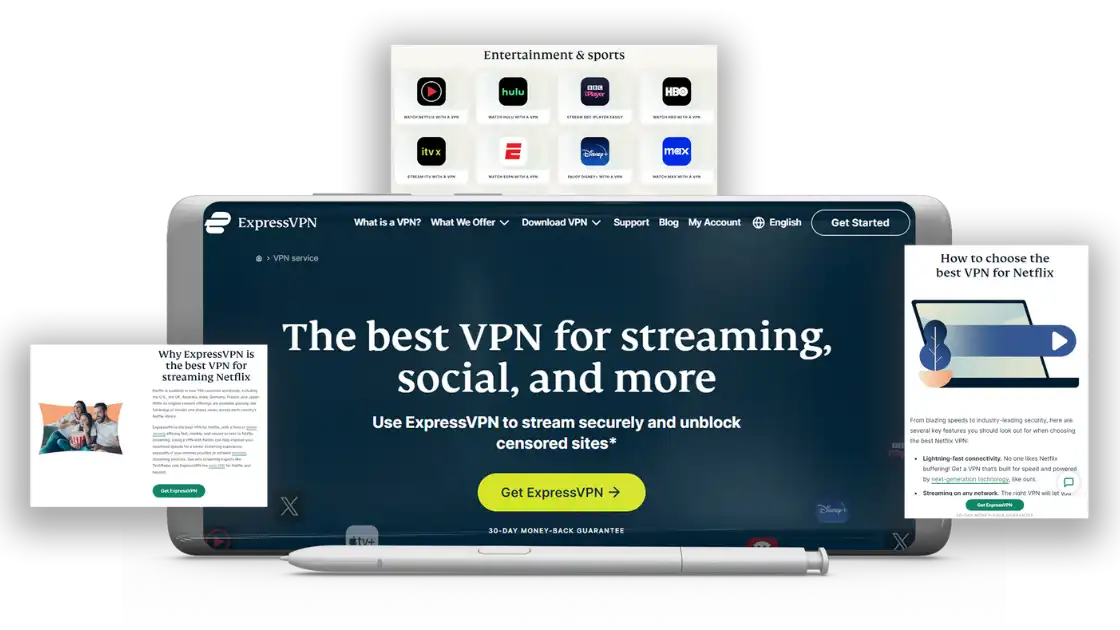 ExpressVPN for streaming services