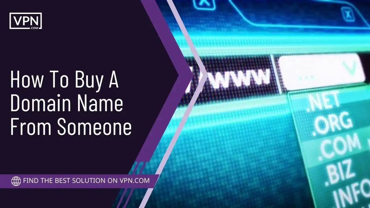 Buying a Domain Name from Someone