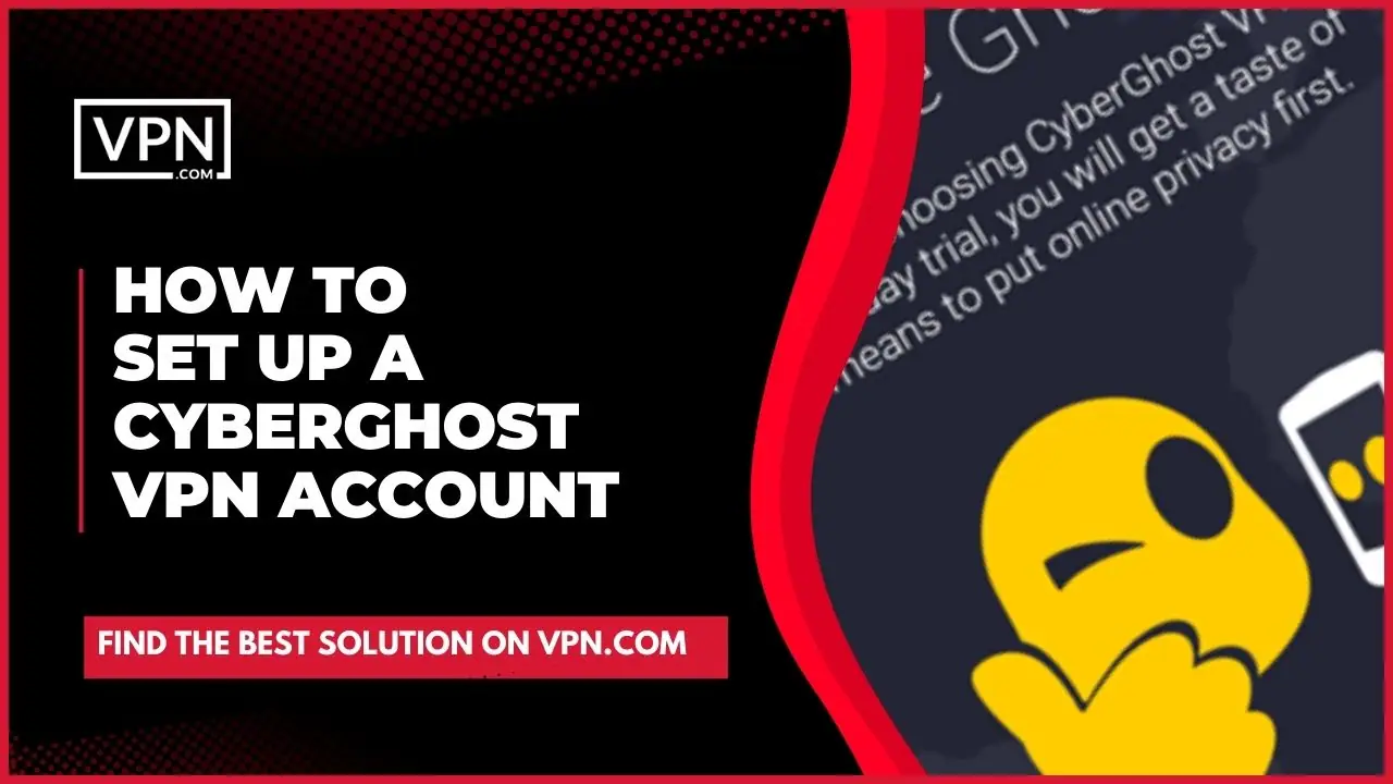 Explanation of How To  Set Up A CyberGhost VPN Account