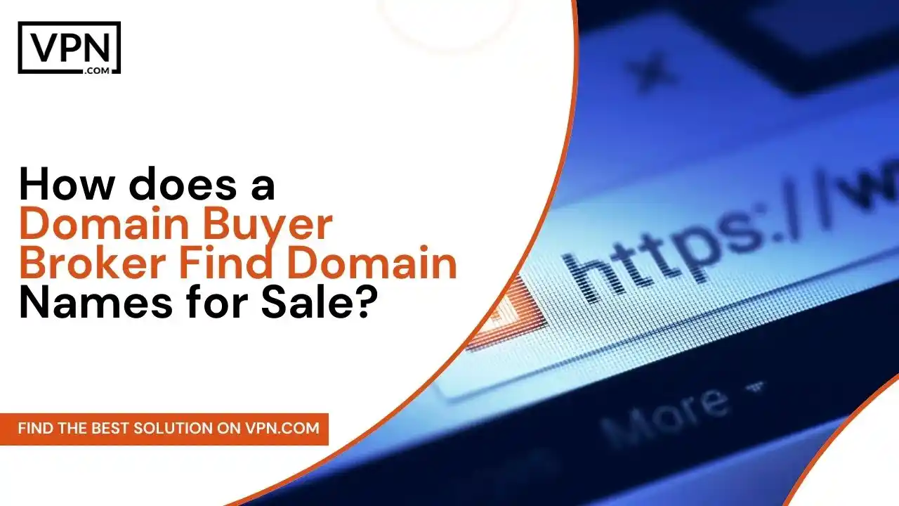 How does Domain Buyer Broker Find Domain Names