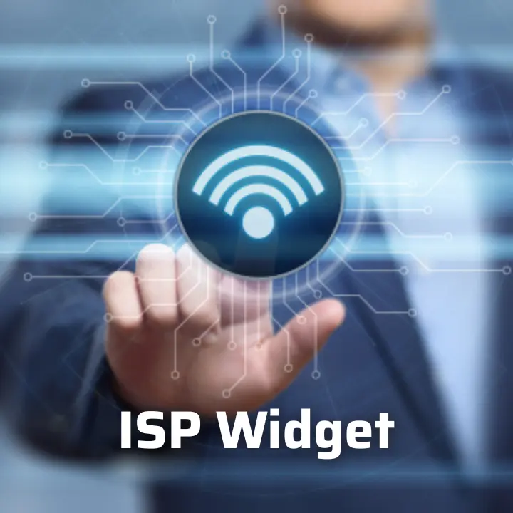 Free to use ISP widget
