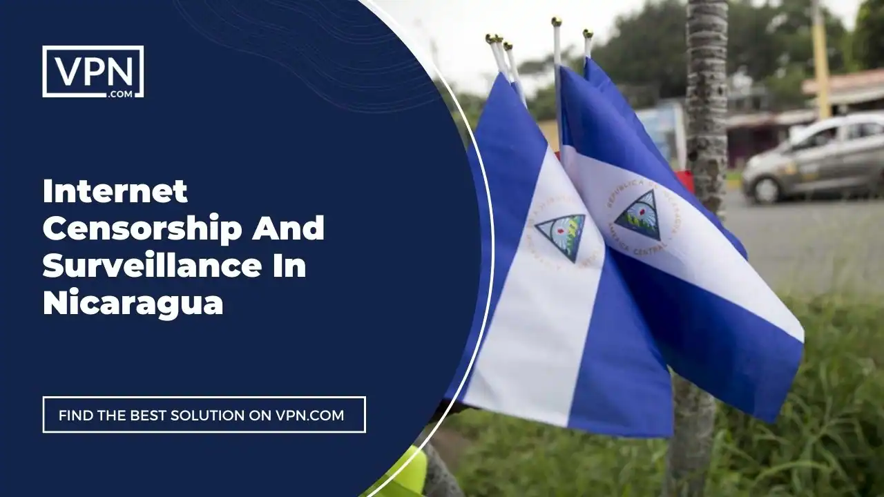 Internet Censorship And Surveillance In Nicaragua and the side icon shows the flag of the Nicaragua