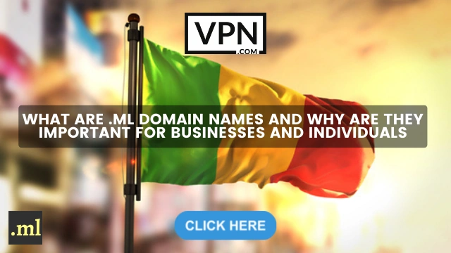 Mali Domain Registration with call to action button in the image