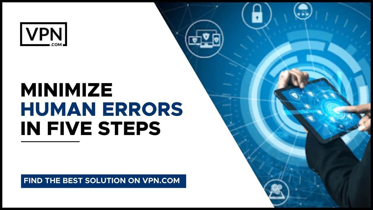 Human Factors in Cybersecurity and also get to know how to Minimize Human Errors In Five Steps