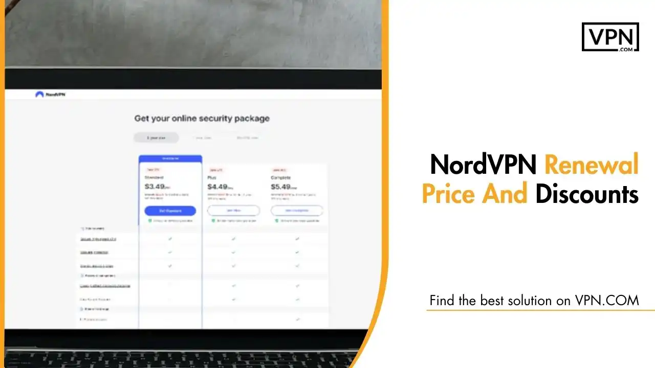 NordVPN Renewal Price And Discounts