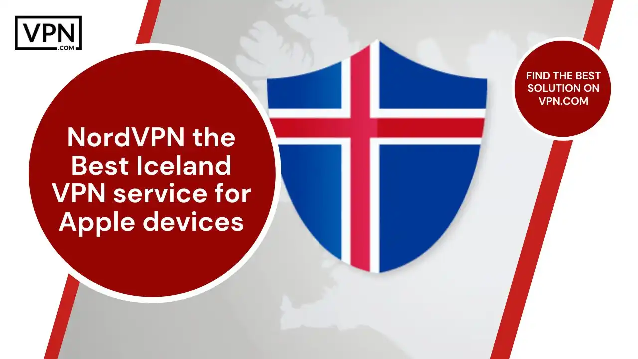 NordVPN the Best Iceland VPN service for Apple devices
