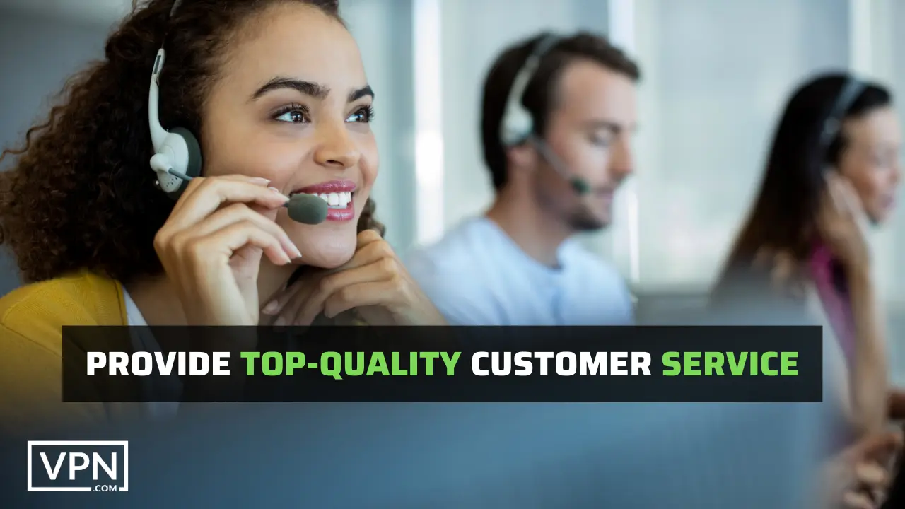 la imagen es reveladora de que siempre hay que utilizar proveedores de servicios cualificados que puedan ofrecer servicios de atención al cliente en línea de máxima calidad