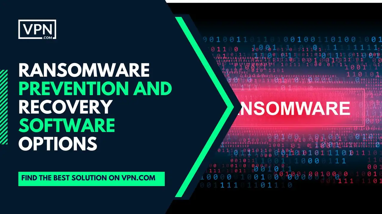 Ransomware Prevention And Recovery Software Options