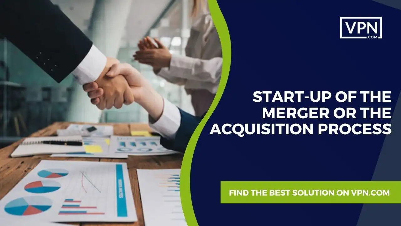 the text in the image shows START-UP OF THE MERGER OR THE ACQUISITION PROCESS