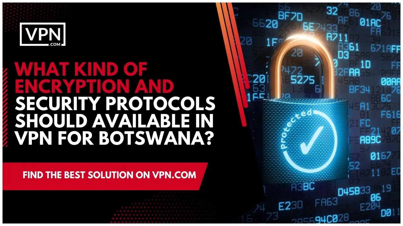 When researching VPN for Botswana, it is important to understand which encryption and security protocols are necessary for optimal online protection.