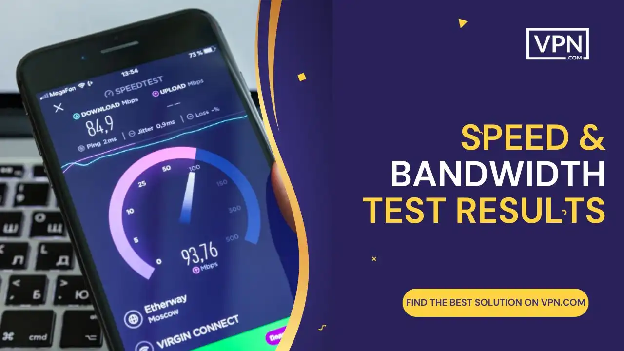 Speed & Bandwidth Test Results