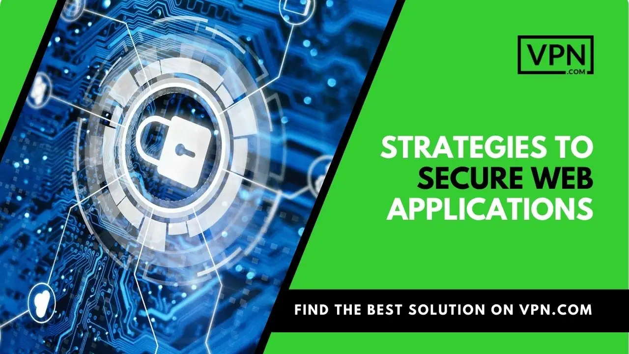 This image shows the importance of strategies for secure web application.