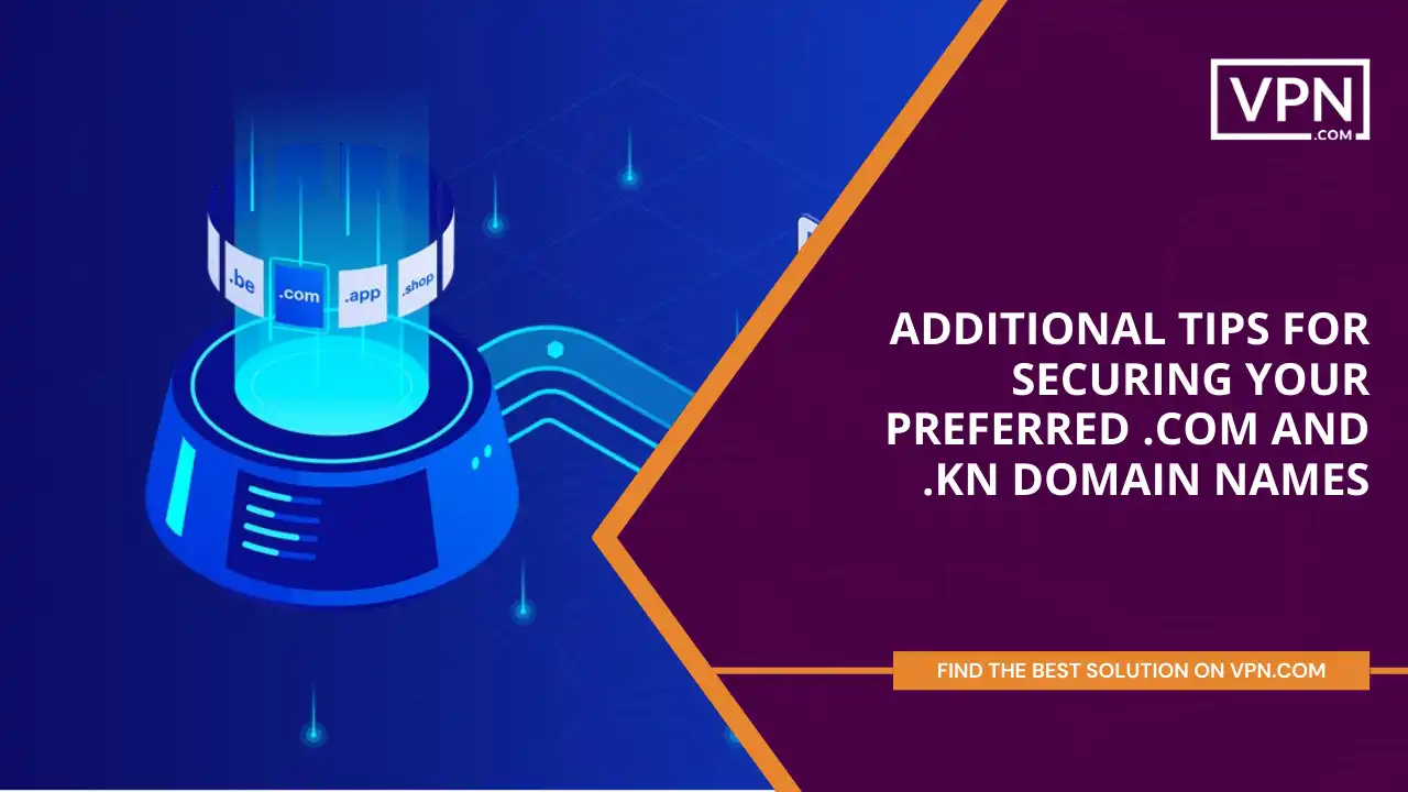 Tips for Securing .com and .kn Domain Names