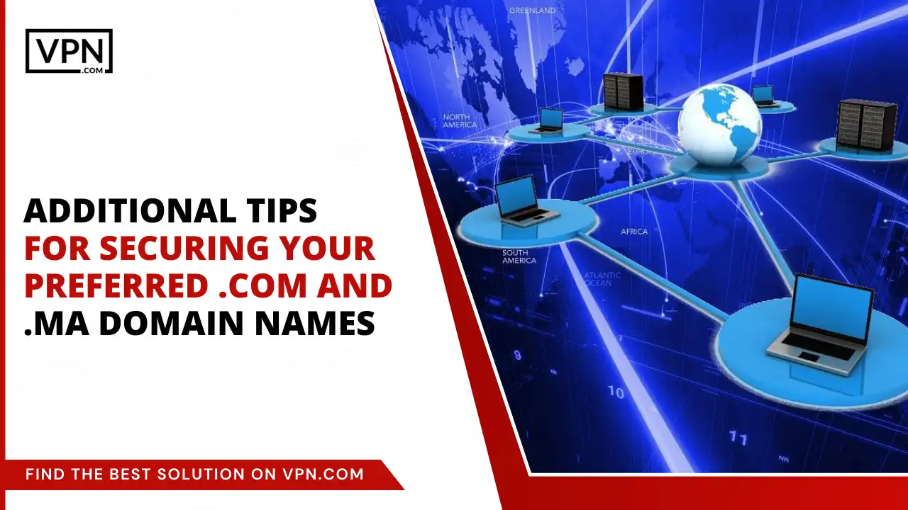 Tips for Securing Your Preferred .com and .ma Domain Names