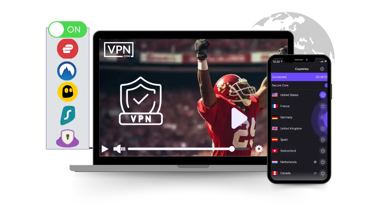 top sport vpns 