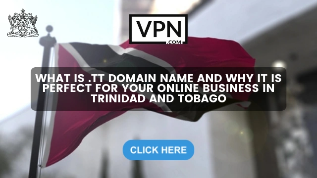 Trinidad and Tobago Domain Names with Call to Action button in the image