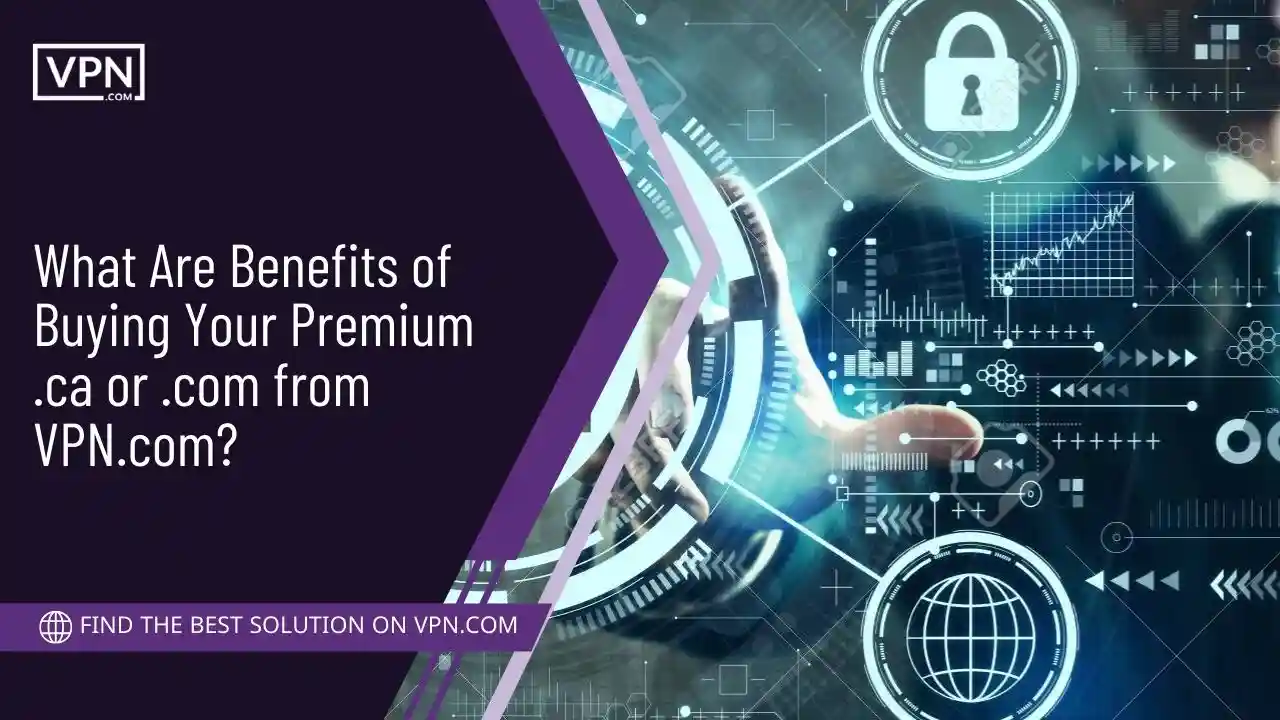 What Are Benefits of Buying Your Premium .ca or .com from VPN.com