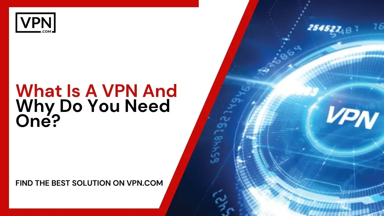 What Is A VPN And Why Do You Need One