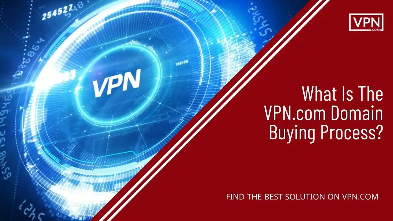 What Is The VPN.com Domain Buying Process