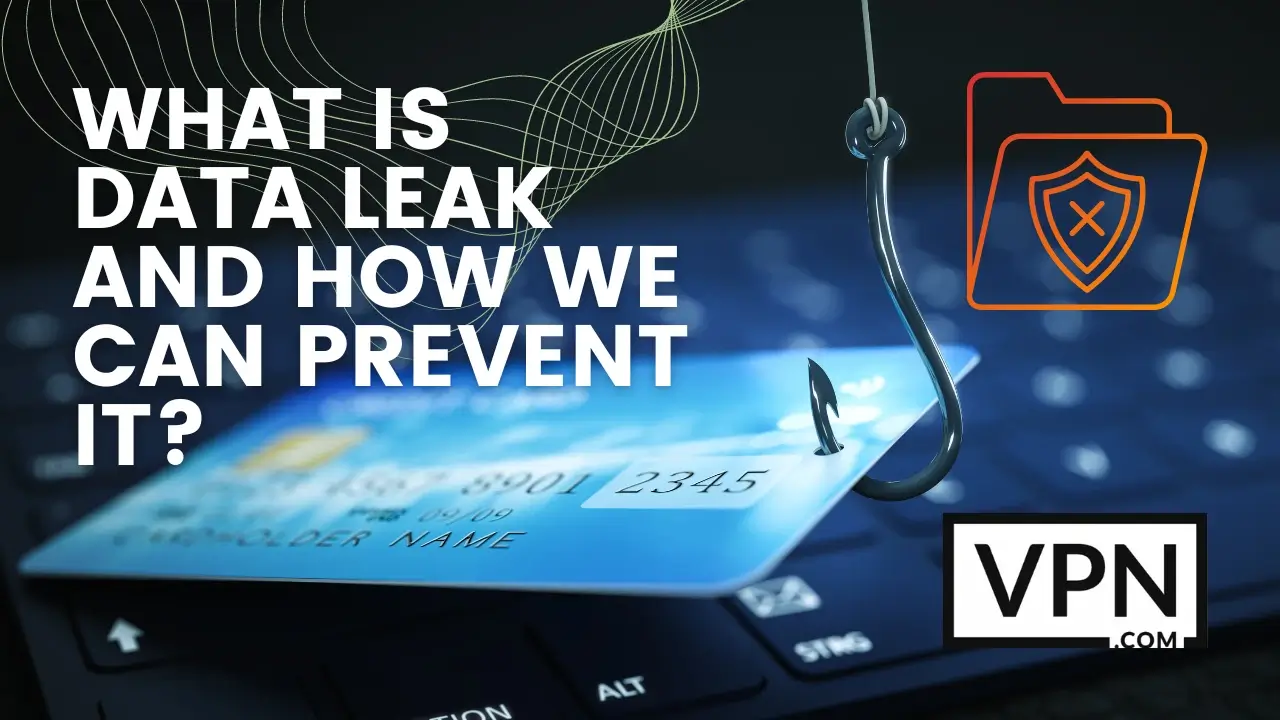 The text in the image shows, what is data leak and we can prevent it?
