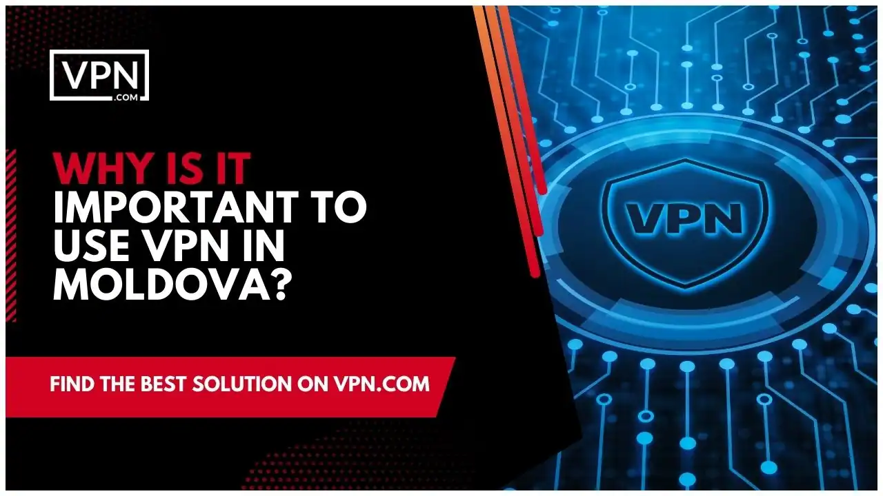 the text in the image shows Why Is It Important To Use VPN In Moldova