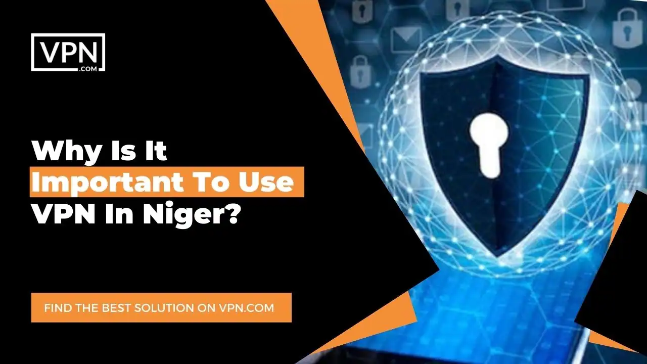 the text in the image shows Why Is It Important To Use VPN In Niger