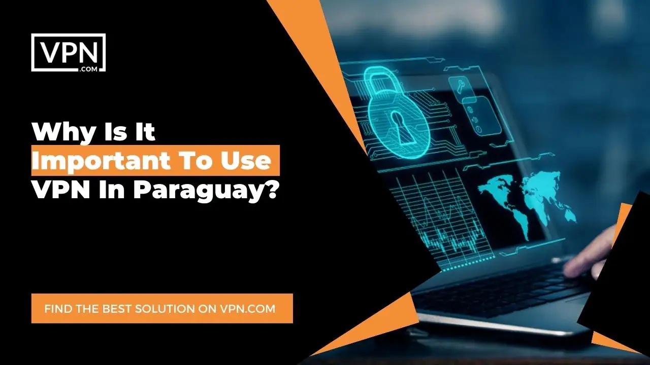 the text in the image shows Why Is It Important To Use VPN In Paraguay