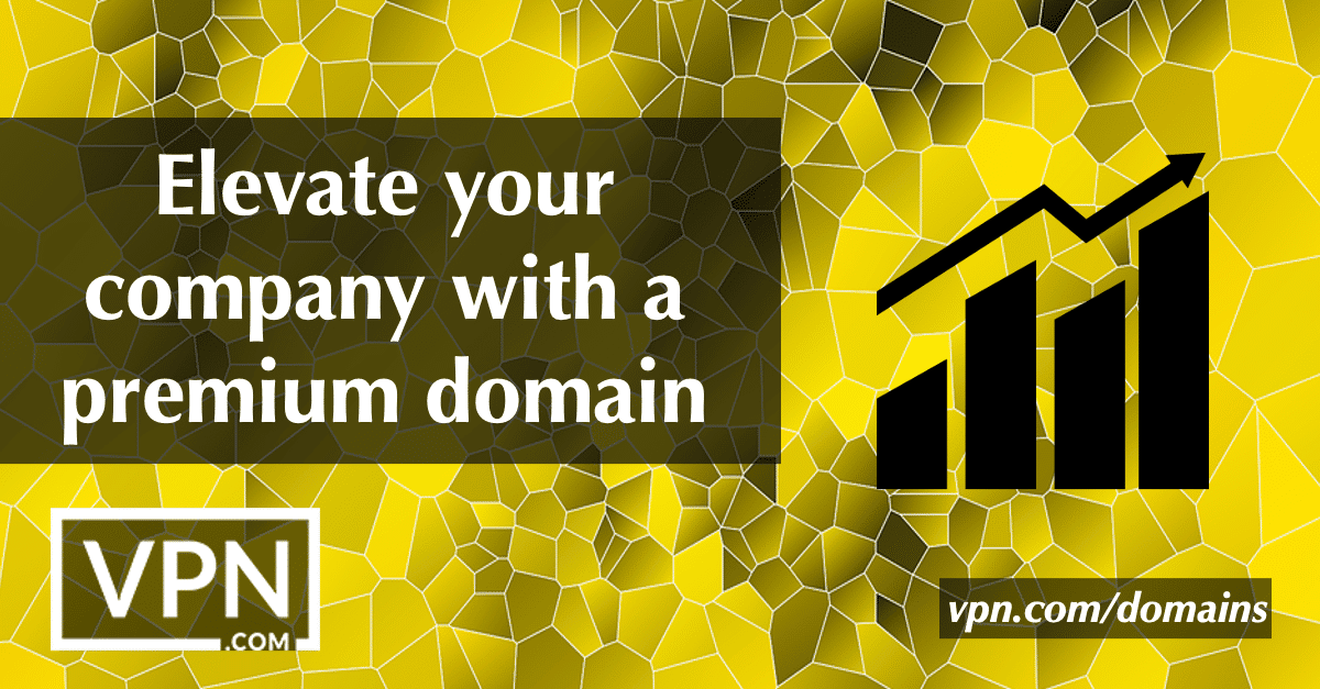 Elevate your company with a premium domain and exact-match domain