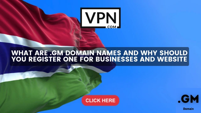 Gambia Domain Names with call to action button in the image