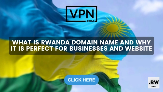 Rwanda Domain Names with call to action button in the image