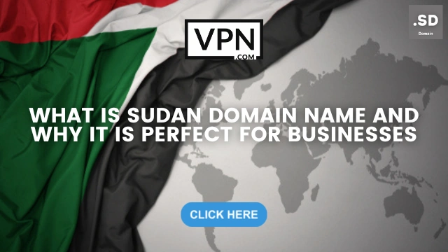 Sudan Domain Names with call to action button in the image