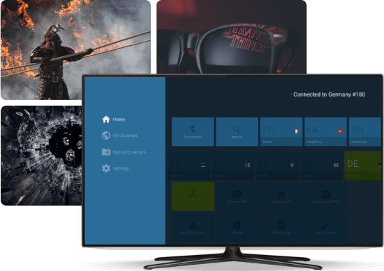 Nordvpn streaming and gaming concept