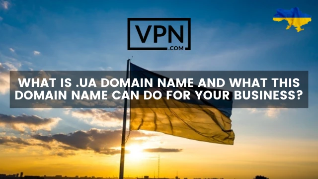 The text in the image says, what is .ua domain name and why it is perfect