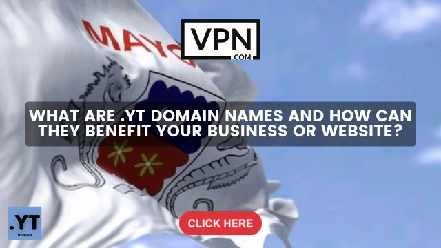 Mayotte Domain Names with call to action button in the image